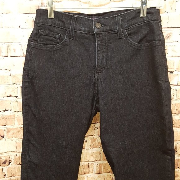 NYDJ Blue Denim Crop Size 8P - Picture 4 of 11